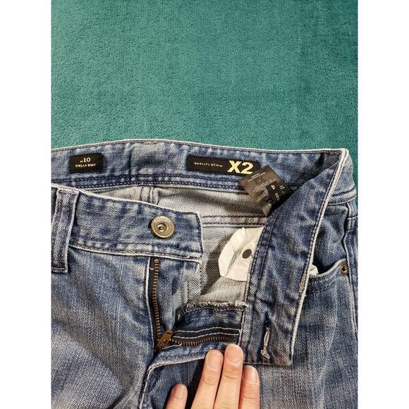 Express Jeans Size 4 Womens Blue Stretch Pants Ladies Mid Rise Stella Bootcut - Picture 6 of 14